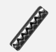 Product image: SKEW PROOF ROLLED WAVE SPRING PINS, G420, M6X40