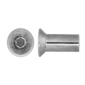 Product image: BARREL NUT, CSK, SKT, 316, M10