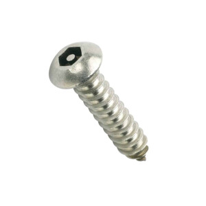 Product image: SELF TAPPER, BUTTON, POST HEX, 304, 10gx1"