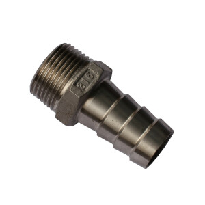 Product image: HOSE TAIL, 316, BSP, 3/8"x12mm
