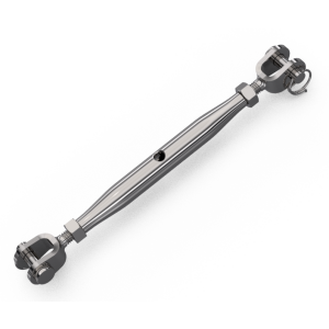 Product image: PIPE TURNBUCKLE, JAW/JAW, 316, M5