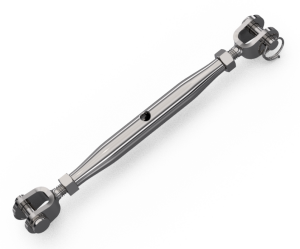 Product image: PIPE TURNBUCKLE, JAW/JAW, 316, M10
