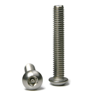Product image: SECURITY SCREW, BUTTON, POST TORX, 304, M10x12