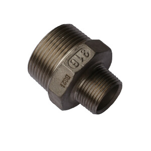 Product image: REDUCING NIPPLE, 316, BSP, 1-1/4"x1"