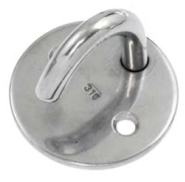 Round Plate Hook M6