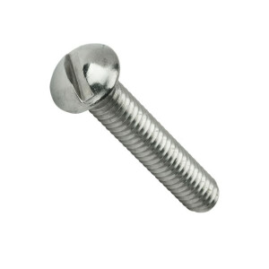 Product image: M/C SCREW,  RND,  SLOT,  316,  BSW,  3/16" x 1-1/2"