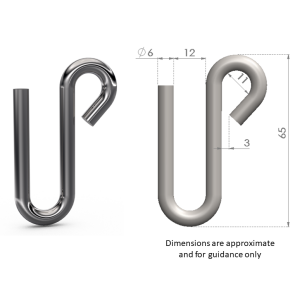 Product image: S-HOOK, 304, M6