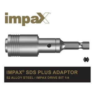 Product image: impaX SDS PLUS ADAPTOR SLV:1/4