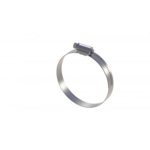 Product image: HOSE CLAMP, SOLID BAND, 304,  40-60 mm Dia, 12mm wide