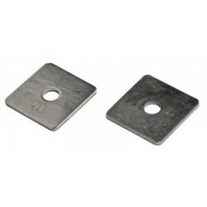 Product image: WASHER, SQUARE, FLAT, 316, M24 x 75 x 6