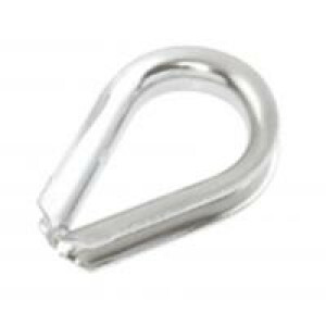 Product image: THIMBLES, 4mm WIRE ROPE, 316