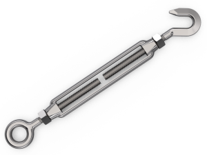 Product image: TURNBUCKLE, HOOK/EYE, 316, M8