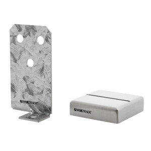 Product image: CONCEALED BOLT DOWN POST SUPPORT KIT, 90mm, GAL/304