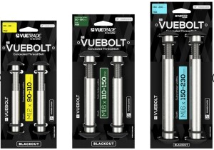 Product image: BLACKOUT - VUETRADE VUEBOLT CONCEALED THREAD BOLTS - M16 x 110-150mm - CARD OF 2