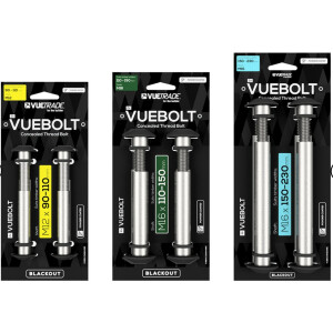 Product image: BLACKOUT - VUETRADE VUEBOLT CONCEALED THREAD BOLTS - M16 x 150-230mm - CARD OF 2