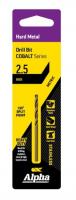 Product image: 2.5mm Jobber Drill Bit - Cobalt Series