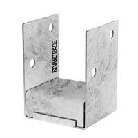 Product image: Bolt Down Post Anchor, 115mm, GALVANISED
