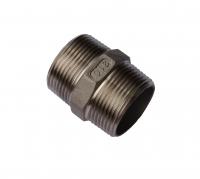 Product image: HEX NIPPLE, 316, BSP, 1/4"