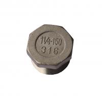 Product image: HEX PLUG, 316, BSP, 1/4"