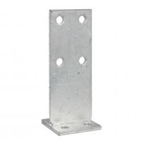 Product image: T-BLADE POST SUPPORT - 110mm x 110mm - 275mm BLADE - 10.0mm WALL, GALVANISED