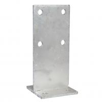 Product image: T BLADE POST SUPPORT 140x140x300mm, GALVANISED