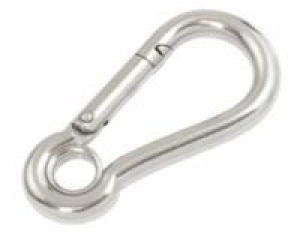 Product image: SPRING HOOK W/- EYELET, 316, M12