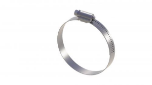Product image: HOSE CLAMP, SOLID BAND, 304, 16-27mm Dia, 12mm Wide