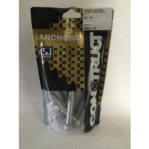 Product image: TYGA BOLT / SLEEVE ANCHOR / DYNABOLT, MGAL, 10MM X 75 -- PACK of 20