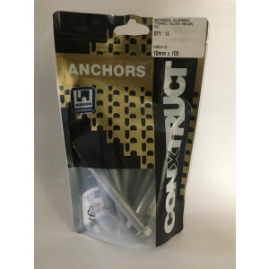 Product image: TYGA BOLT / SLEEVE ANCHOR / DYNABOLT, MGAL, 10MM X 100 -- PACK of 10
