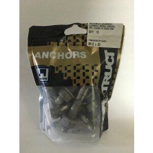 Product image: TRU BOLT / CLAW BOLT / WEDGE ANCHOR, CL5.8, MGAL, M12 X 80 -- PACK of 10