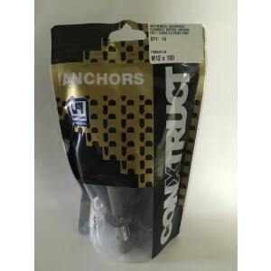Product image: TRU BOLT / CLAW BOLT / WEDGE ANCHOR, CL5.8, MGAL, M12 X 100 -- PACK of 10