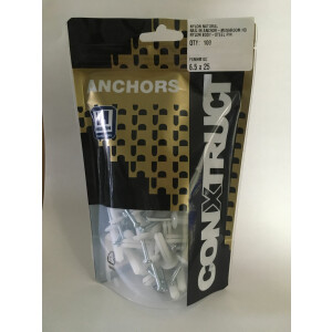 Product image: NAIL-IN ANCHOR, NYLON, MUSHROOM, 6.5 X 25 -- PACK of 100