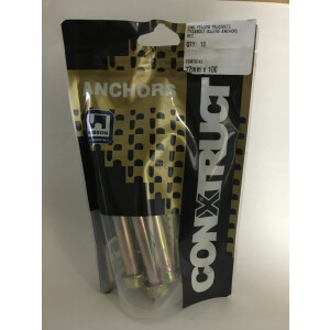 Product image: TYGA BOLT / SLEEVE ANCHOR / DYNABOLT, ZYP, 12MM X 100 -- PACK of 10