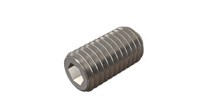 Product image: GRUB SCREW (SOCKET SET SCREW),  CUP POINT, 304, M10X16