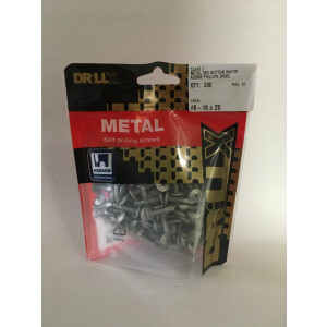 Product image: BUTTON WAFER SELF DRILLING SCREW, CL3, PHILLIPS, 8G(4.2) X 20 -- PACK of 200