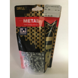 Product image: HEX FLANGE SELF DRILLING METAL SCREW, CL4, 10G(4.8) X 25 -- PACK of 200