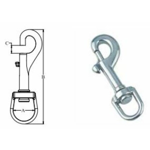 Product image: SWIVEL EYE BOLT SNAP, 316,  19