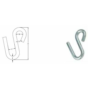 Product image: S-HOOK, 304, M9