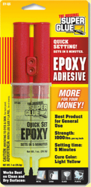 Product image: QUICK SET EPOXY ADHESIVE, DUAL SYRINGE, 28g