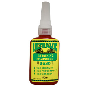 Product image: MOLYTEC ULTRALOC RETAINING COMPOUND, HIGH STRENGTH, 3680, 50mL