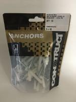 Product image: NAIL-IN ANCHOR, NYLON, ROUND, 5 X 40 -- PACK of 50