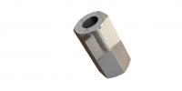 Product image: COUPLING NUT, HEX, 304, M6